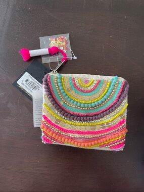 NWT America & Beyond
Embellished Coin Purse in Rad
Rainbow